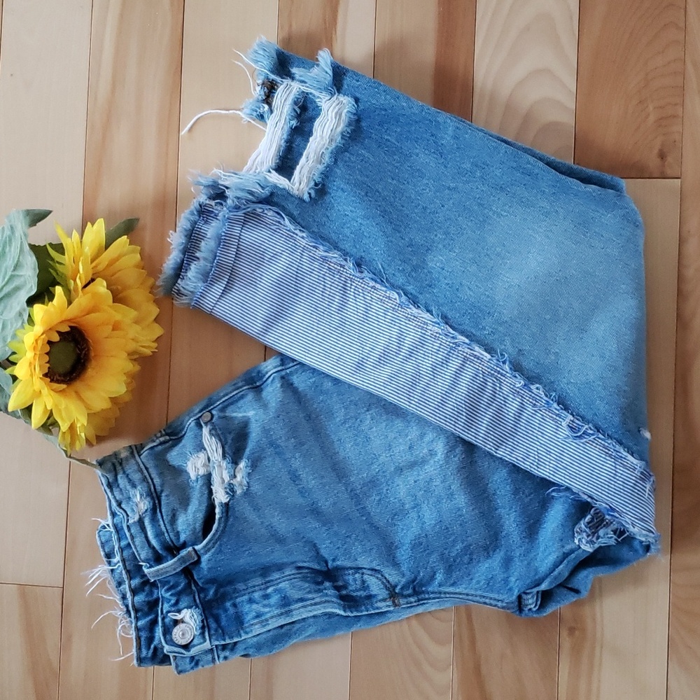 ZARA distressed jeans